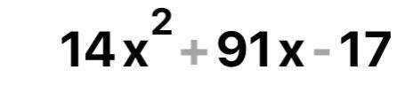 Subtract(13x7-6)-(-14x² +11)