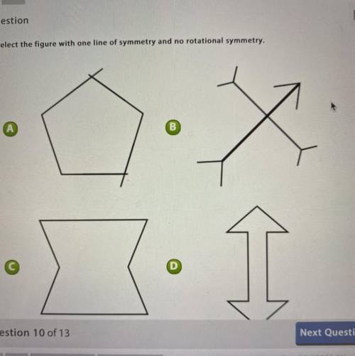 HELPPPP Select the figure with four lines of symmetry and a 90° angle of rotational symmetry.