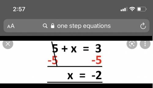 Pls help I’ll brainlest ASAP

A/-5 + 3= -2.5
Solve it in one step equation like the picture