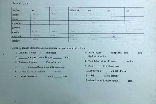 Please help me; I need someone good in Italian 1 to help me finish these worksheets.
