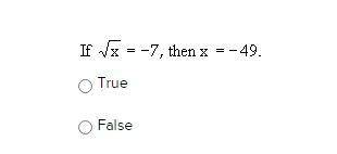 Pls help asap
if square x = -7 ; then x = - 49