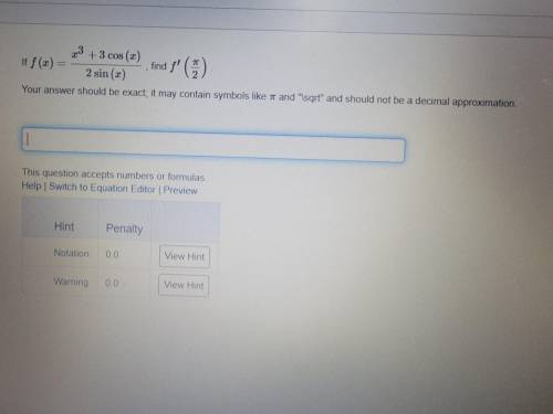 The answer should be exact, it may contain symbols like pi. Please help