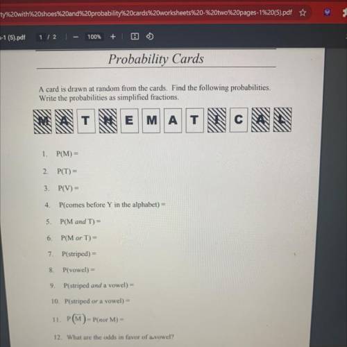 Probability cards 
How to solve this, I don’t get it all all?
