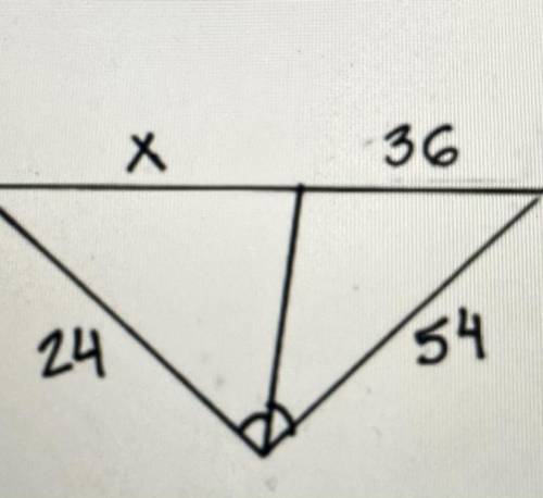 What is the value of x?
This is the last question I don’t get