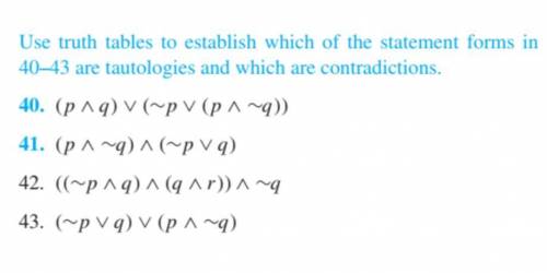 Can someone help me about The Logic of Compound Statements?