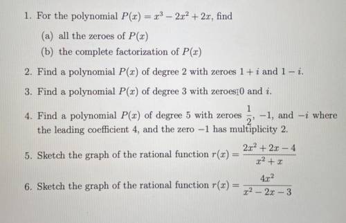 Find the polynomial.