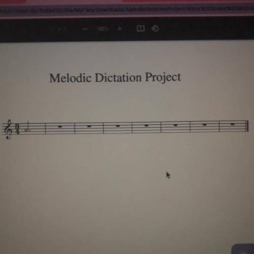 Melodic Dictation in Major 3/4