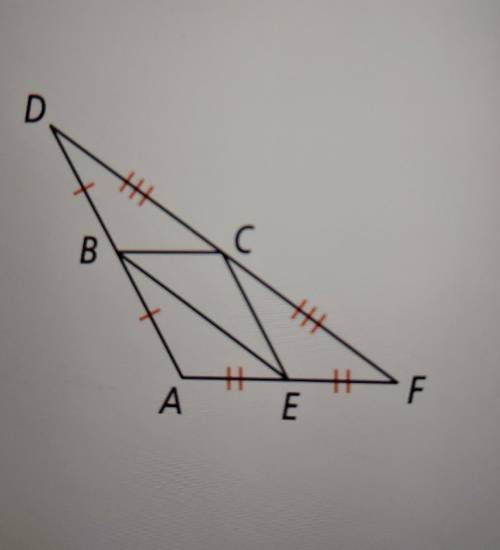 24. If BE = 2x + 6 and DF= 5x + 9, find DF. 25. If EC= 3x – 1 and AD= 5x + 7, find EC.
