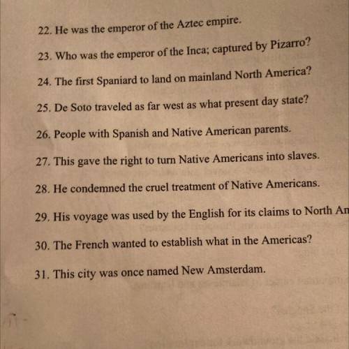 Chapter 2 Study Guide - American History : NEED ANSWERS ASAP

1. What led to economic competition