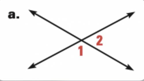 Which of the following best describes the angles shown?

Captionless Image
Vertical angles
Horizon