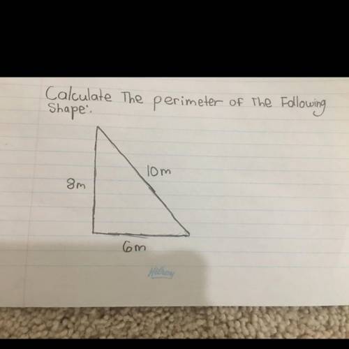 Help me calculate the perimeter of this shape