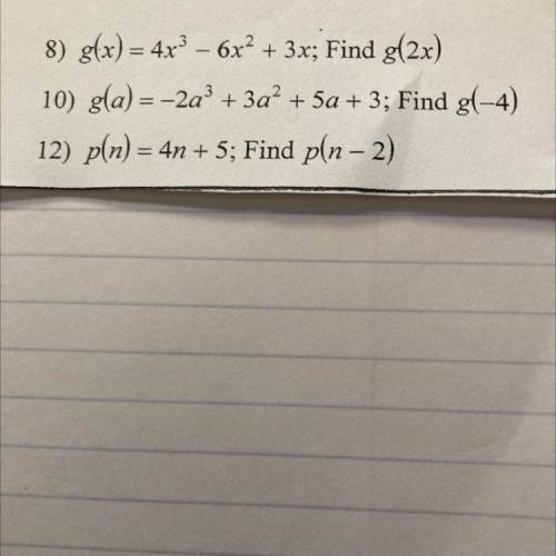 G(x)=4x^2+9x ; find g(3x)
