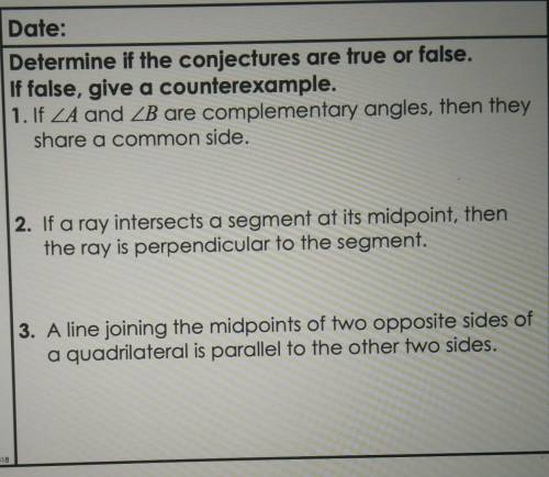 Geometry homework please help #1-3 Thank you!!