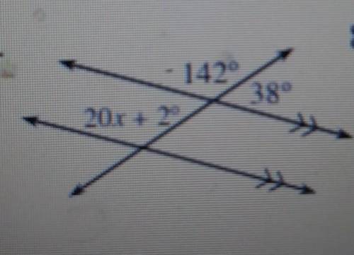 Use the geometric properties and theorems you have learned to solve for x and show work

PLS HELP