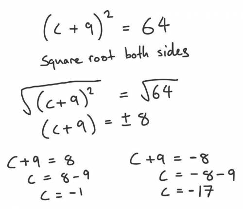 I need help understanding how to solve perfect square equations (pic as an example)