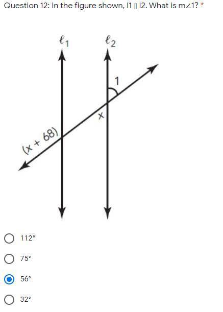 Help with test, in the figure shown