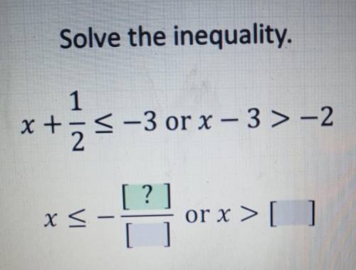 Help please! Solve the inequality.