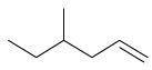 image What's the correct IUPAC name of the structure shown? Question 11 options: A) Hex-1-ene B) Me