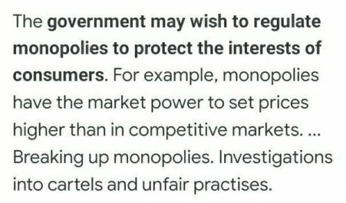 Why should the government strictly monitor the activities of monopolists?
