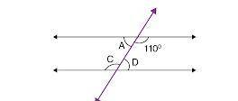 From the fig. find the angle which is equal to 110˚. *

1 point
∠A
∠C
∠D
none of the above