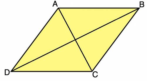 Rhombus ABCD has a perimeter of 40cm.

Diagonal AC has a length of 12cm. How long is diagonal BD?