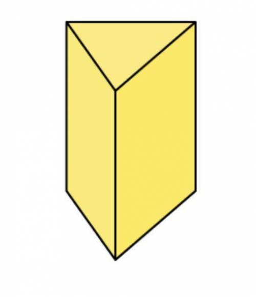100 POINTS!!! Identify this prism and describe it using the following vocabulary terms: base, edge,
