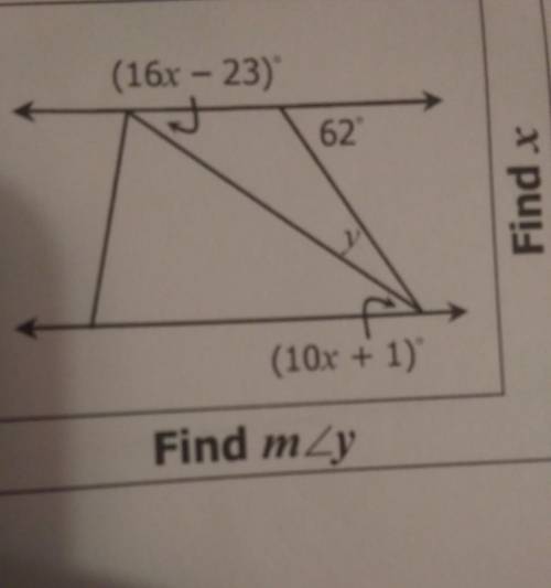 PLS HELP ME

how do I find x and y? I don't really want the answer but I want to know what to solv