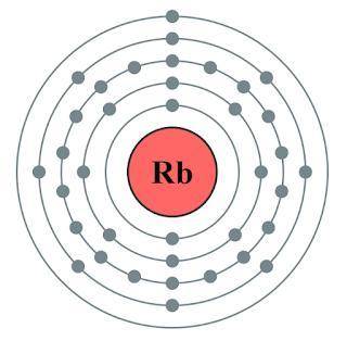 How many valence electrons does rb have 
1 
85 
5 
37