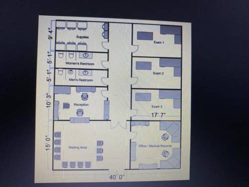 Design a small local area network for a medical office

Mark up the floor plan as follows:
Draw a