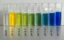 How does bromothymol blue act as an indicator for carbon dioxide? What evidence do you have to suppo