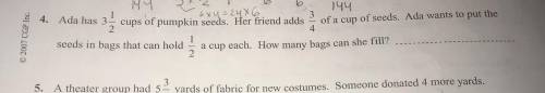 Help me with number 4 please thank you!