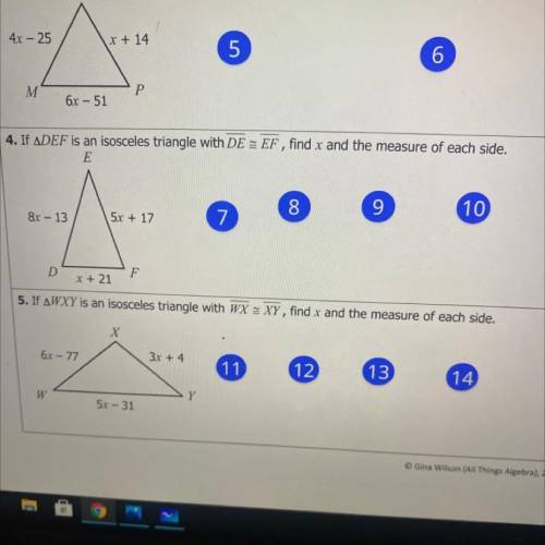 Iam stuck on # 4 #5 don’t know what to start please help.