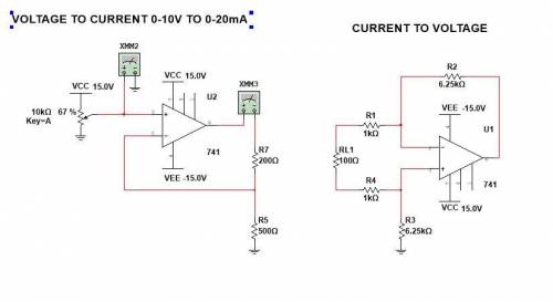 I have been trying to solve this circuit but I can't, its a current to voltage conveter of 4mA-20mA
