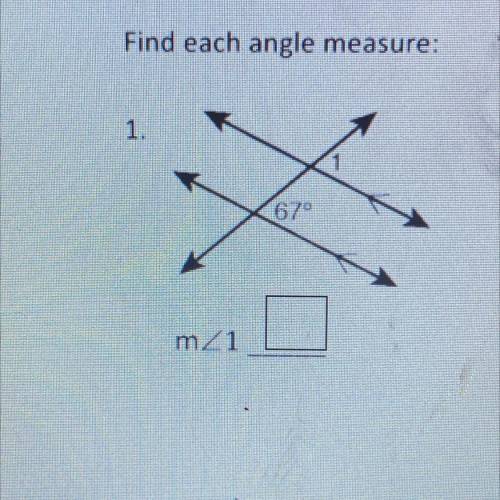 How do I find an angle measure?