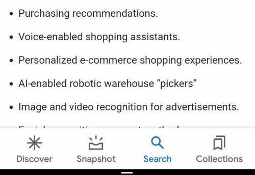 Example of AI in online shopping