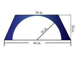 Your car's back window is in the shape of a trapezoid with the dimensions shown.

The 16-inch wind