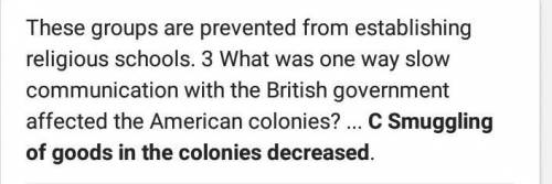 What was one way slow communication with the British government affected the American colonies?