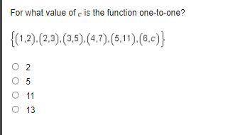 For what value of is the function one-to-one?