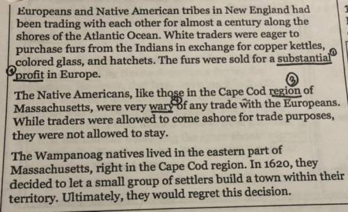 How where Native Americans and the Europeans first introduced along the coast of 
Massachusetts?