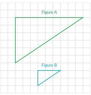 Figure BBB is a scaled copy of Figure AAA.

What is the scale factor from Figure AAA to Figure BBB