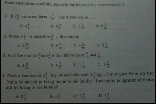 Help me in my Math Answer with Solution: