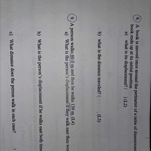 Can someone please help me to solve number eight and nine I will mark you the Brinley