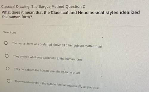 What does it mean that the classical and neoclassical styles idealized the human form?