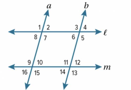 HELP !!!

In the diagram below, ∠5≅∠11 (congruent). Jimothy thinks that means a//b (parallel to ea