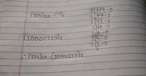 1.(154)10=(?)2helpme! to solve it plz.