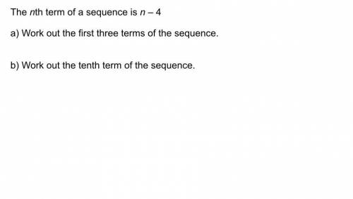 The n sequence question