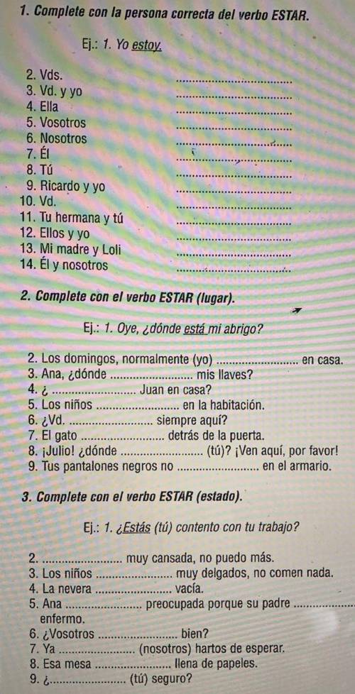Please help me with spanish!