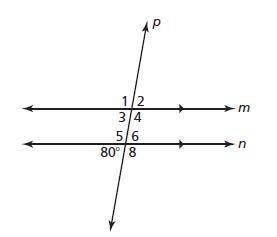 What is the relationship for angle 1 and angle 8