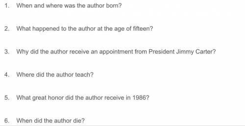 ELIE WIESEL AUTHOR QUESTIONS I WILL REPORT POINTCOLLECTERS ANSWER THE QUESTIONS RIGHT