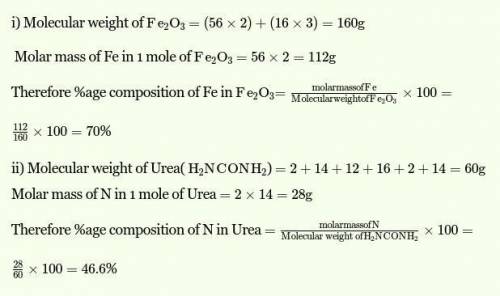 Calculate the gravimetric factor of Fe in Fe2O3
